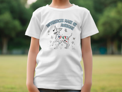 Differences Make Us Awesome Dog T-shirt