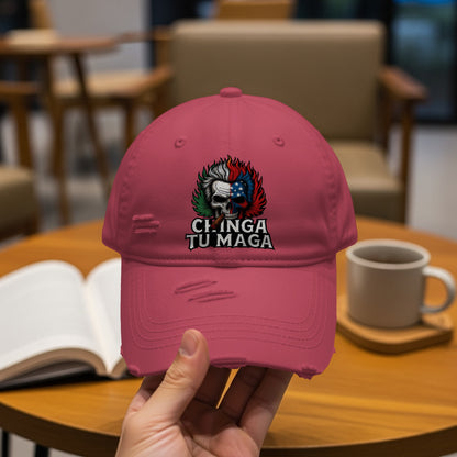 Chinga Tu Maga Embroidered Statement Cap product type