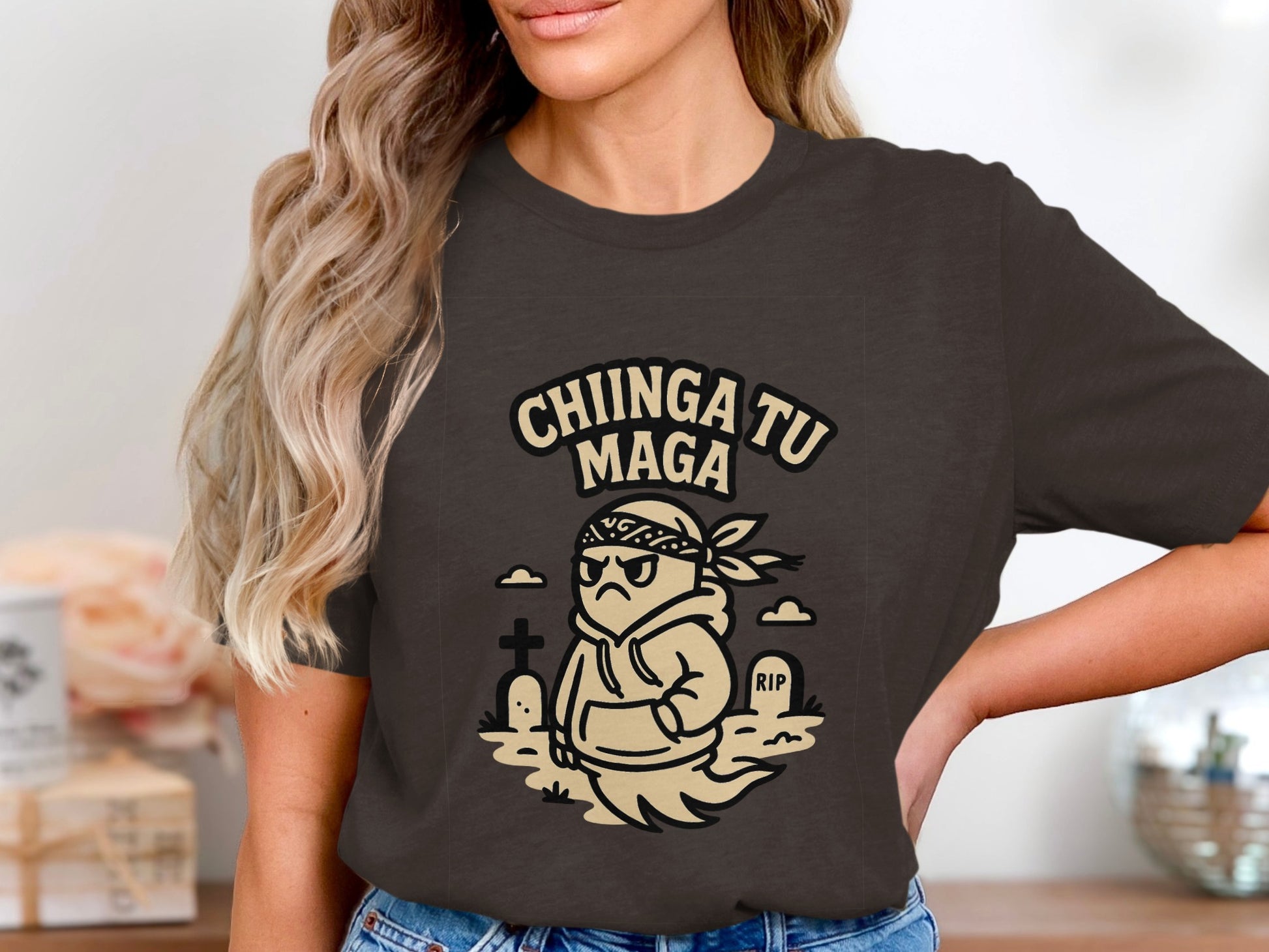Chiinga Tu Maga RIP Ghost Character T-Shirt product