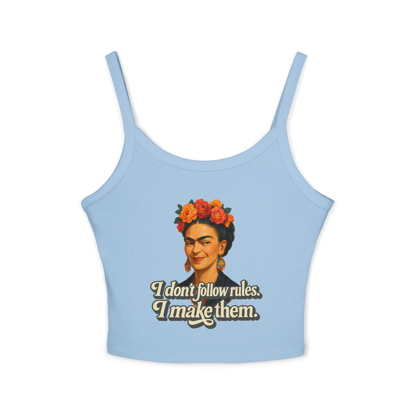 Frida Khalo Inspired Women's Tank Top, Feminist Apparel, Stylish Summer Top, Boho Fashion, Casual Wear, Statement Tee