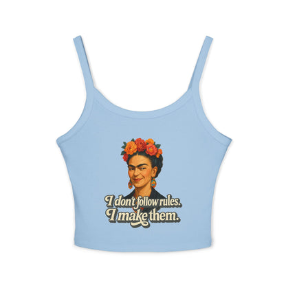 Frida Khalo Inspired Women's Tank Top, Feminist Apparel, Stylish Summer Top, Boho Fashion, Casual Wear, Statement Tee