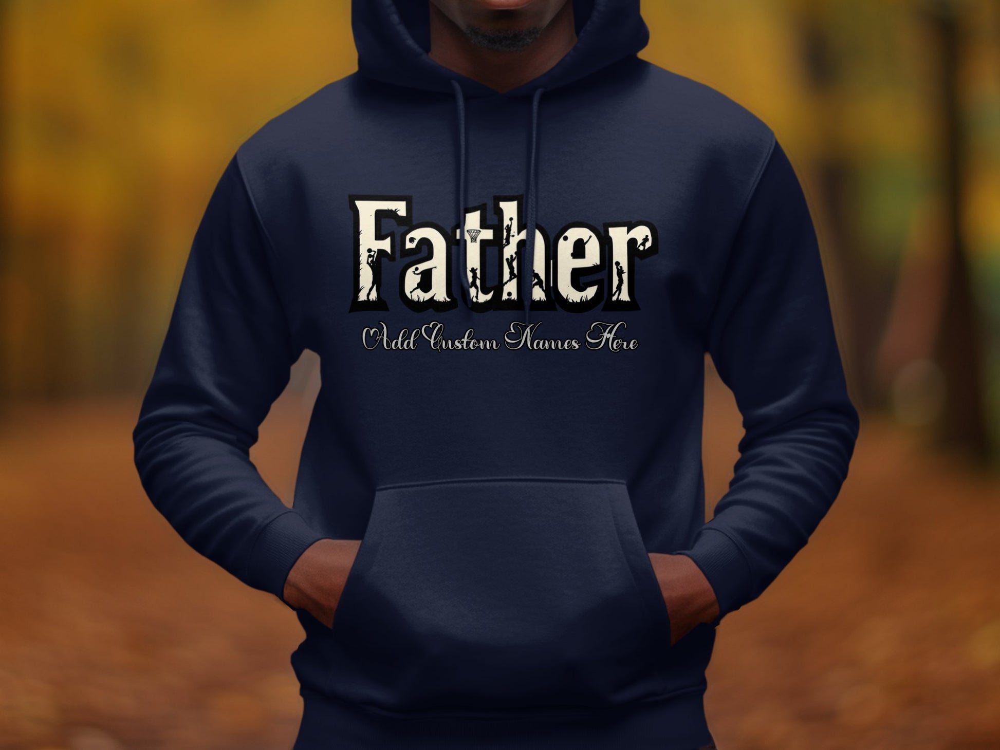 Father Add Custom Names Here Hoodie product
