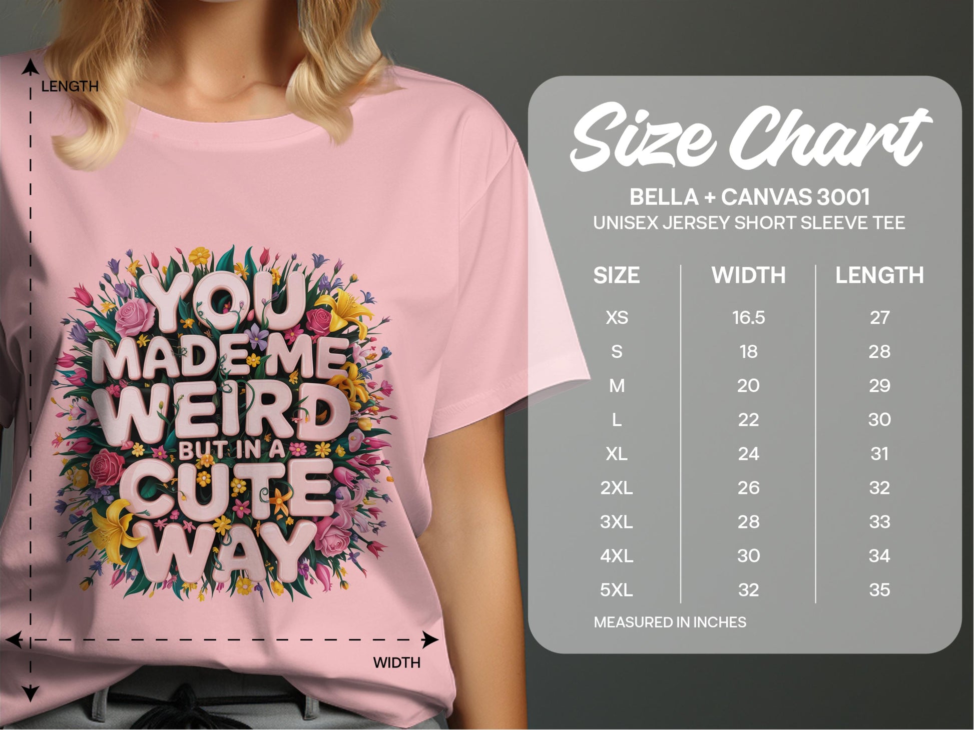 You Made Me Weird But in a Cute Way product type
