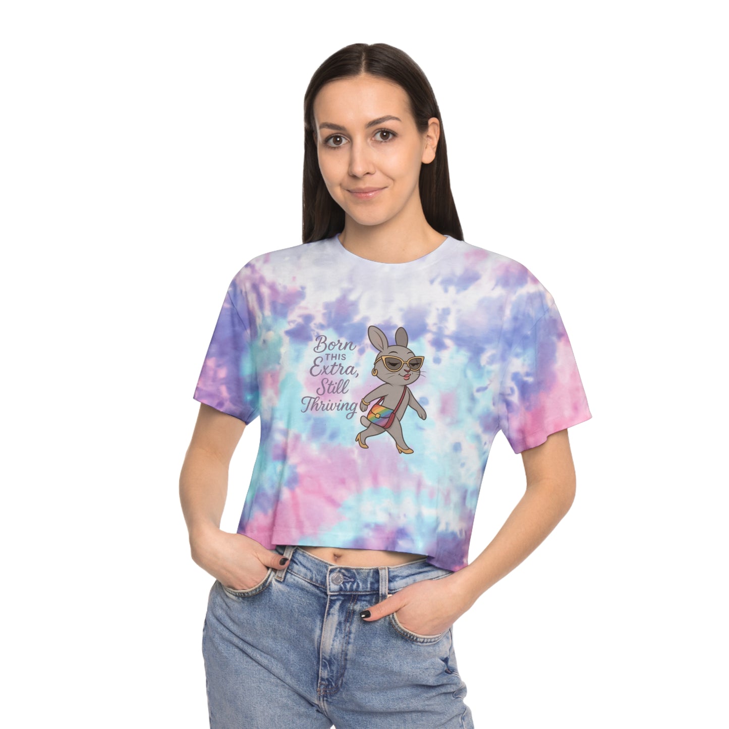 Women's Tie-Dye Crop Tee