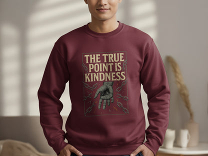 The True Point Is Kindness Graphic Sweatshirt product type