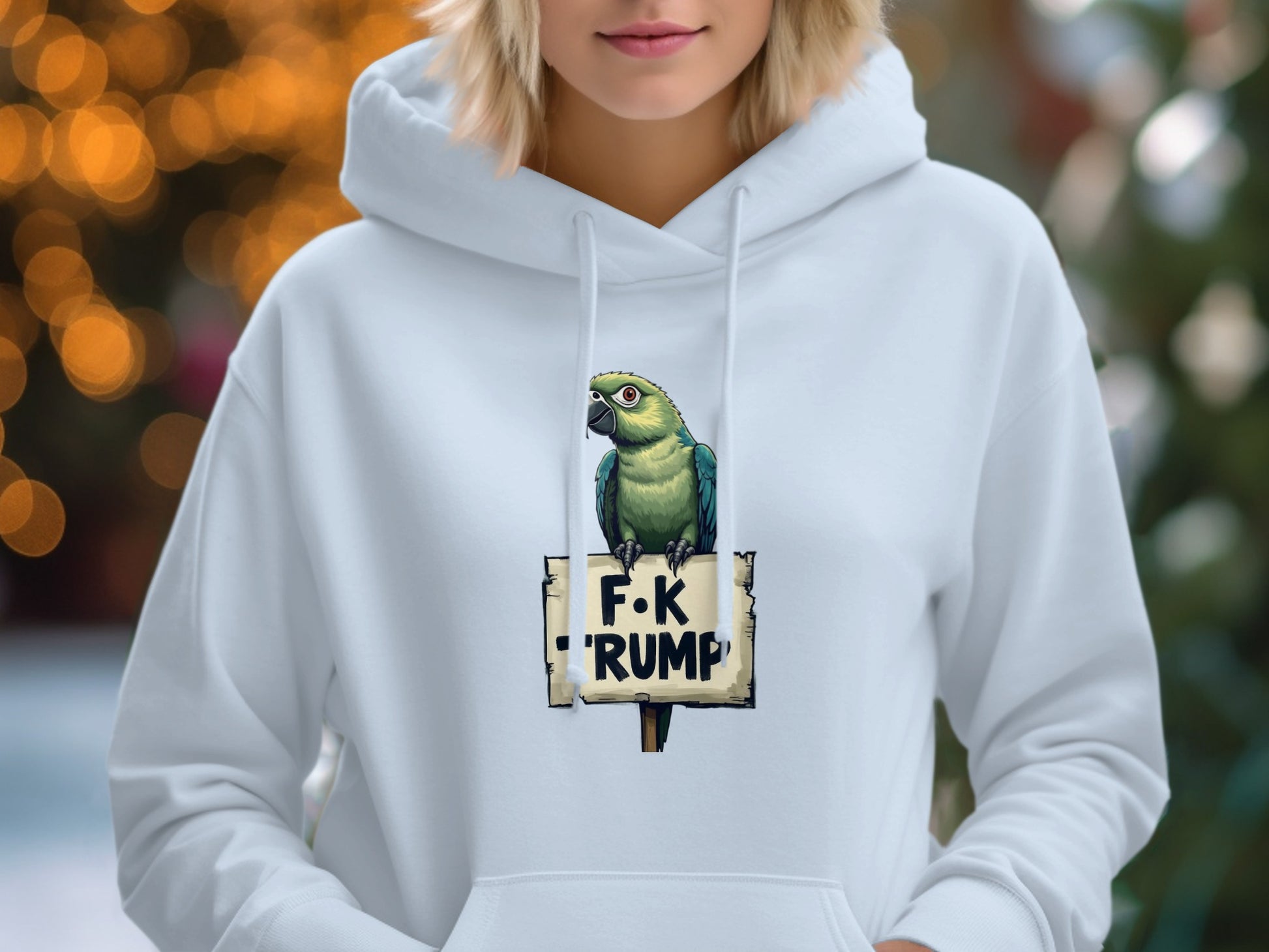 Funny Parrot Statement Graphic Hoodie product