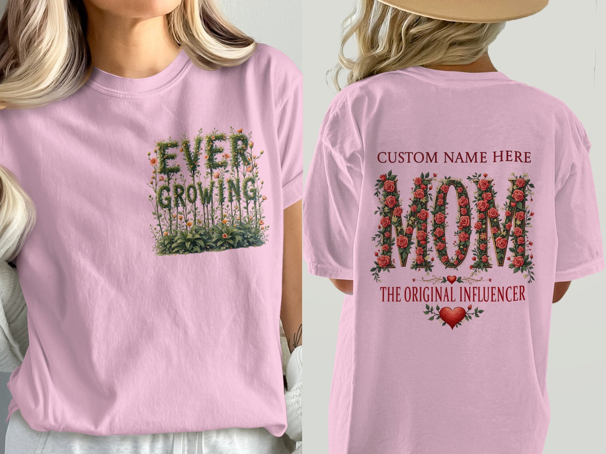 Ever Growing Custom Name Here MOM Shirt product type