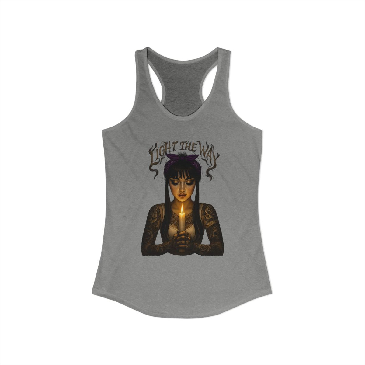 Light the Way Gothic Artwork Tank Top