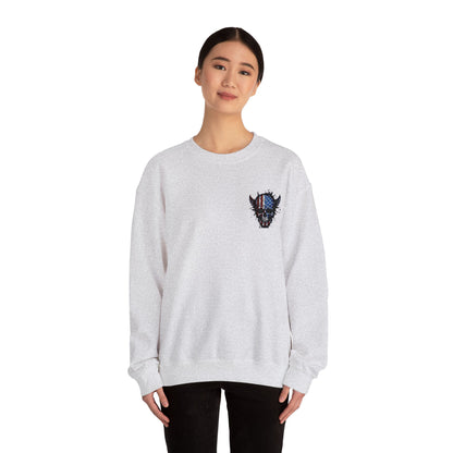 Artistic Graphic Crewneck Sweatshirt - Bold Design for Creative Souls