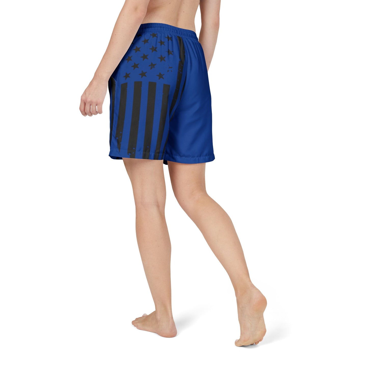 Patriotic Swim Shorts, 4th of July Swimwear, Unisex Beach Shorts, Fireworks Swim Trunks, Summer Pool Wear, Holiday Swim Attire