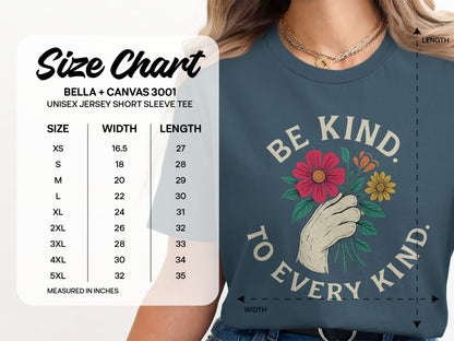 Be Kind To Every Kind Graphic Tee for Unisex