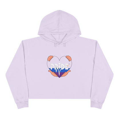 Pride Crop Hoodie, LGTBQ Gift, Summer Wardrobe, Casual Wear, Colorful Hoodie, Pride Month Apparel