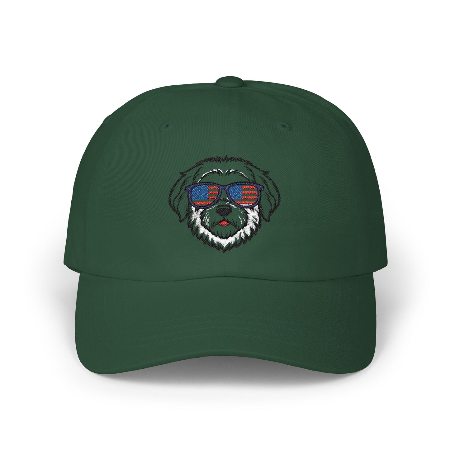 Patriotic Dog Dad Cap - Adjustable Classic Hat for Pet Lovers