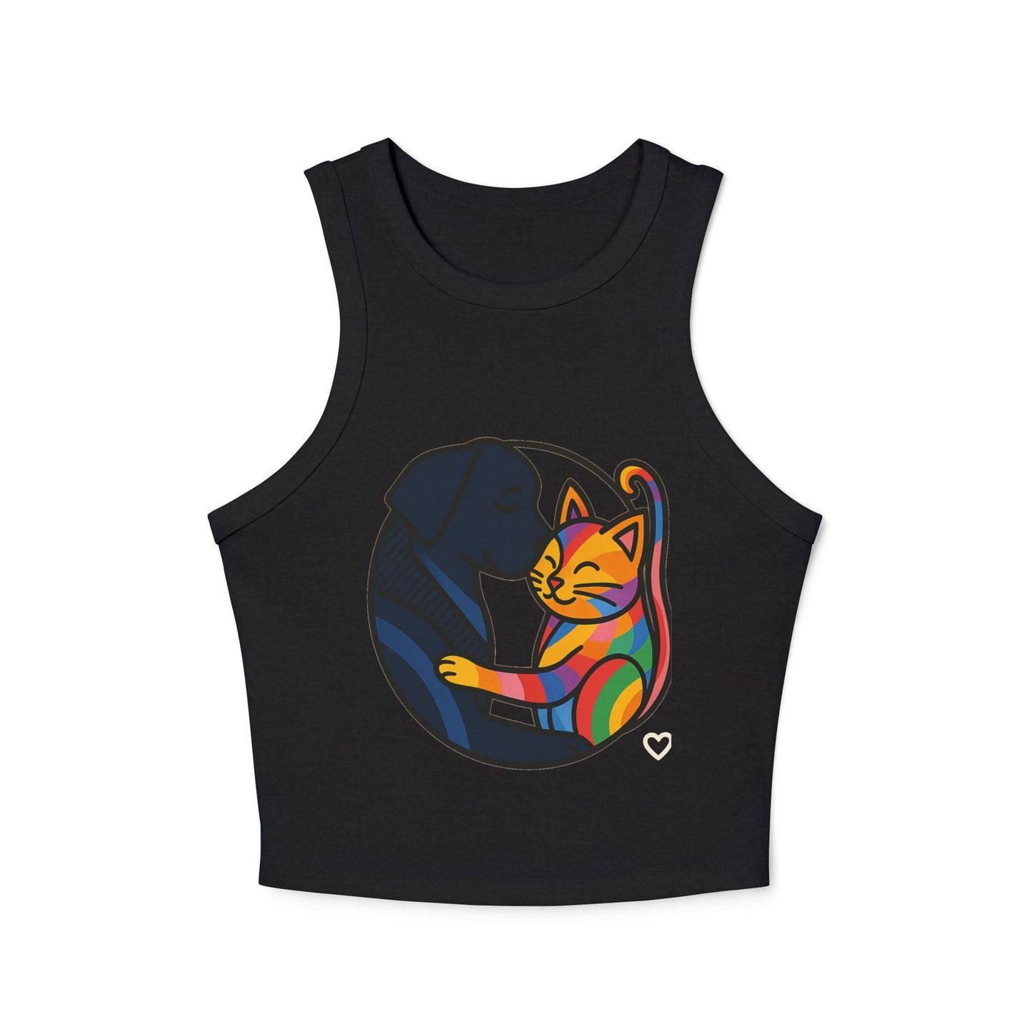Pride tank top Colorful Pet Love Tank Top, Cute Pet Lovers Shirt, Animal Lover Gift, LGBTQ+ Pride Wear, Summer Casual Top