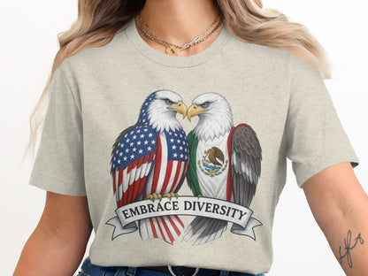 Embrace Diversity Graphic Eagles T-Shirt product