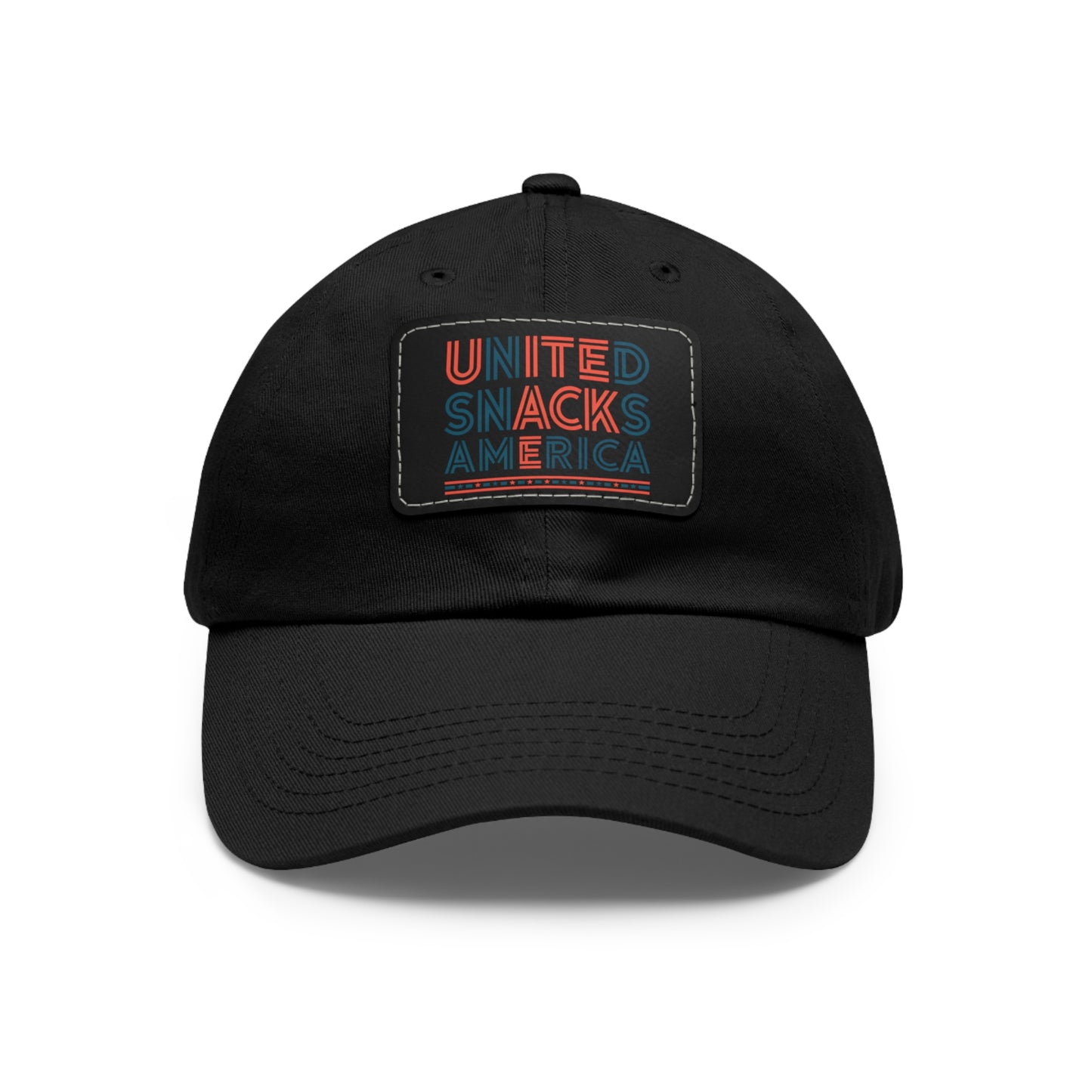Trendy Dad Hat with Leather Patch - United Snacks America