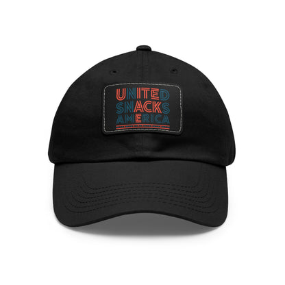 Trendy Dad Hat with Leather Patch - United Snacks America