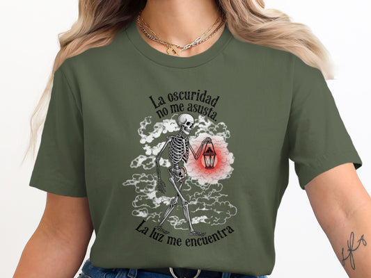 La oscuridad no me asusta skeleton lantern product type