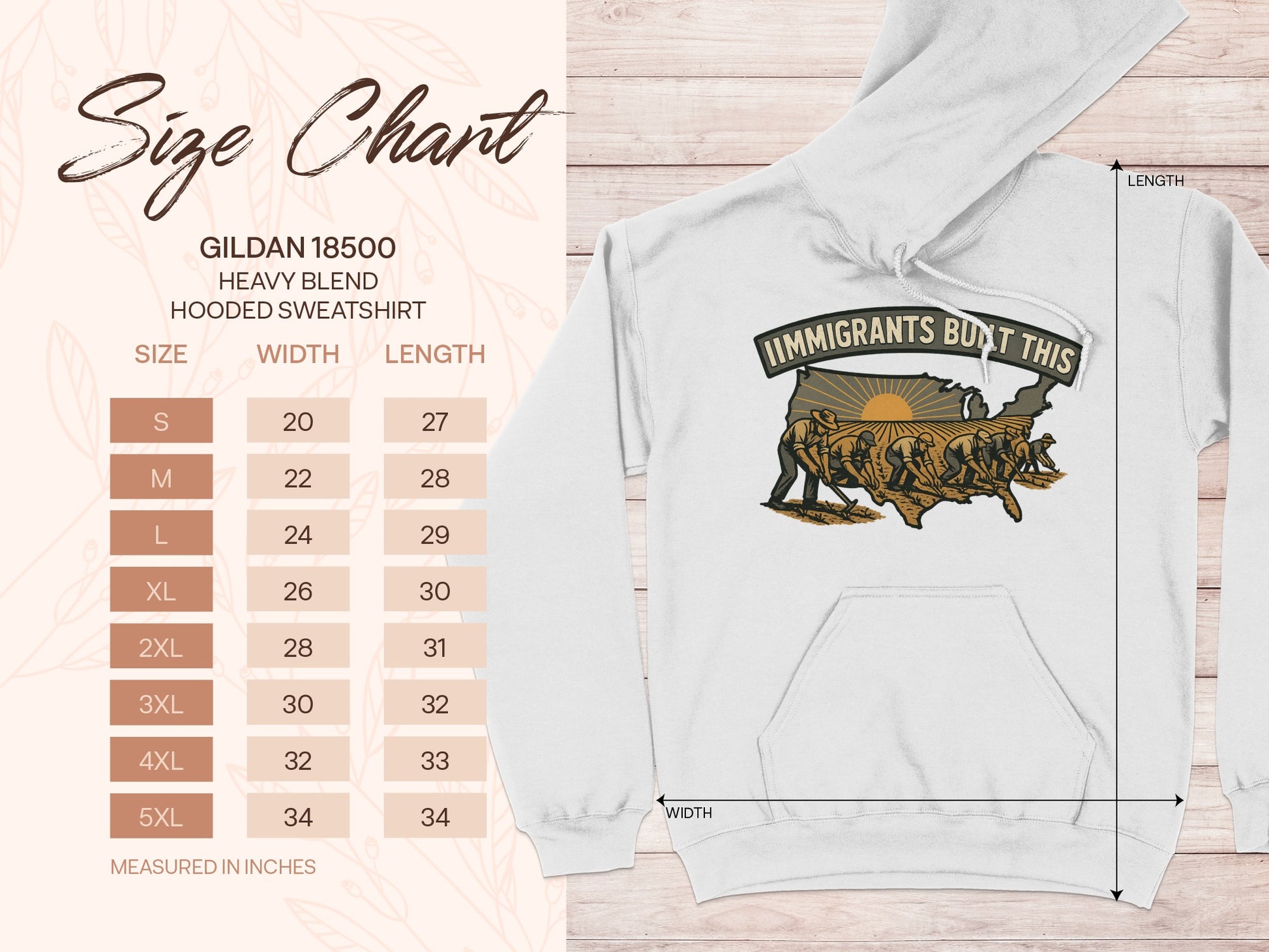 Immigrants Built This Hooded Sweatshirt product type