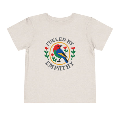 Empathy Bird Toddler Tee - Cute Short Sleeve Shirt for Kids, Gift for Birthdays, Encouraging Apparel, Toddler Fashion