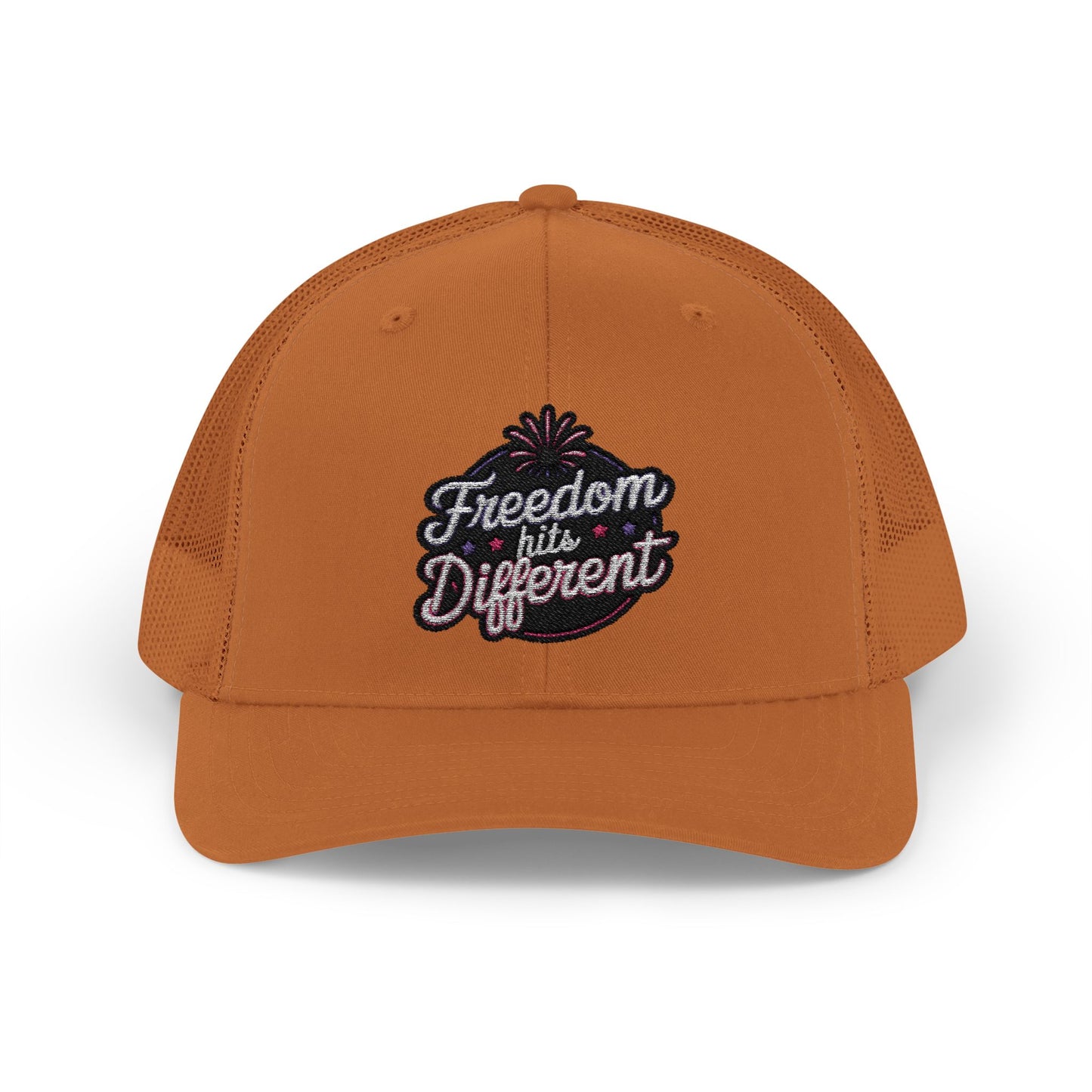 Freedom Hits Different Snapback Trucker Cap - Stylish Sportswear for Summer Activities