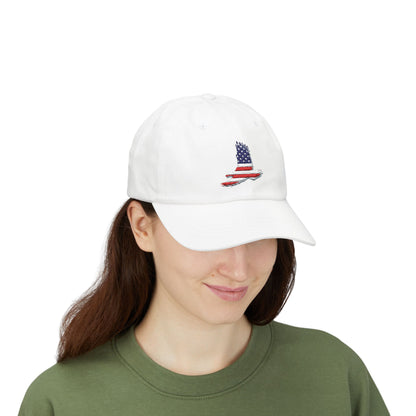 4th of July Classic Cap with American Flag Design, Patriotic Cap, Adjustable Hat, Gift for Dad, Summer Accessory, Independence Day