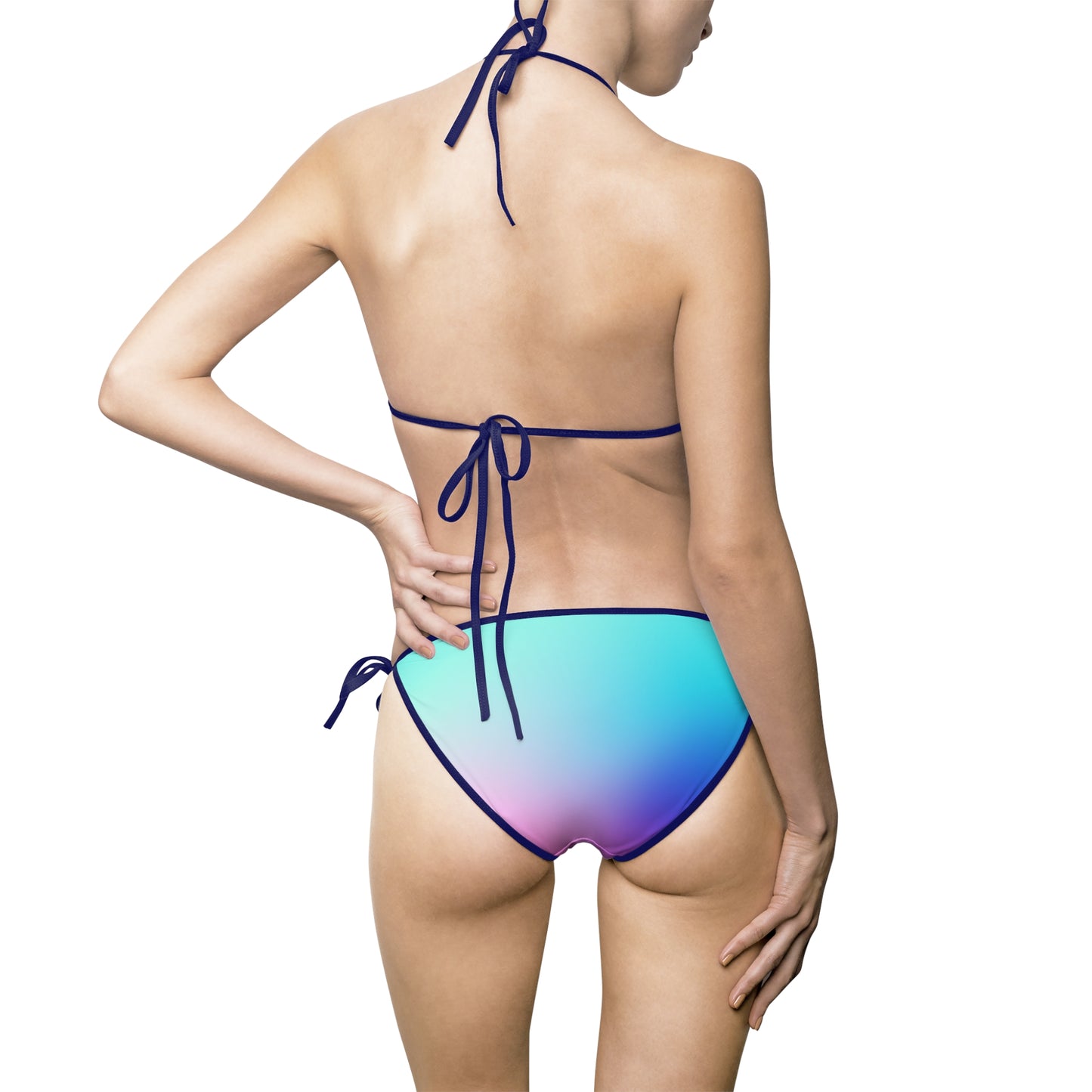 Pride Love Women's Bikini Swimsuit - AOP, Rainbow Swimwear, Summer Swim, LGBTQ+ Beachwear, Fun in the Sun