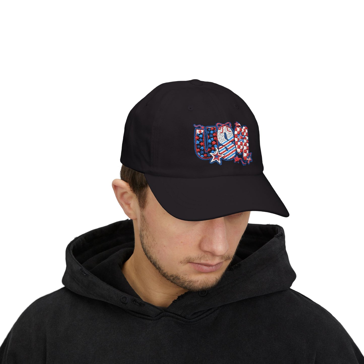 Embroidery Hat 4th of July Patriotic Dad Cap | USA Cap, Summer Hat, Casual Headwear, Father's Day Gift, Independence Day Accessory, Outdoor Cap