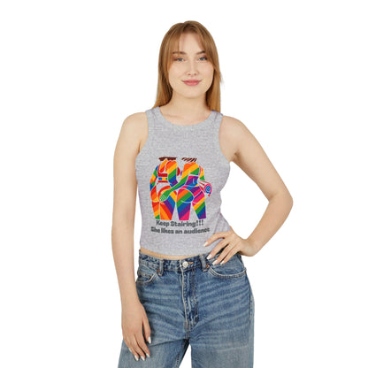 Pride tank top Vibrant Art Racerback Tank, Colorful Summer Top, LGBTQ+ Pride Apparel, Festival Wear, Casual Summer Outfit, Unique Gift Idea
