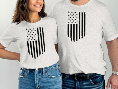 American Flag Design Matching T-shirt product
