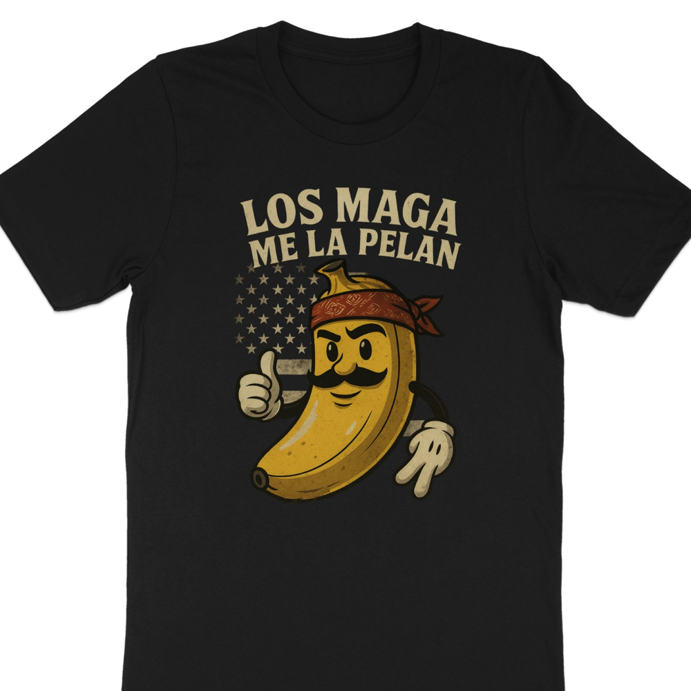 Funny Graphic Los Maga Me La Pelan Banana T-shirt product