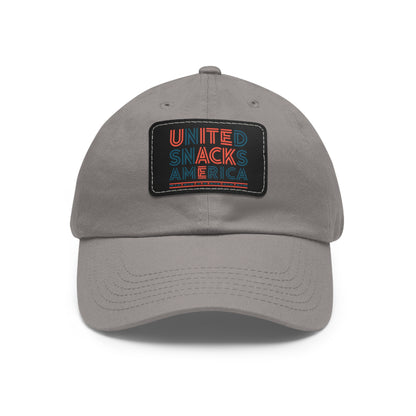 Trendy Dad Hat with Leather Patch - United Snacks America