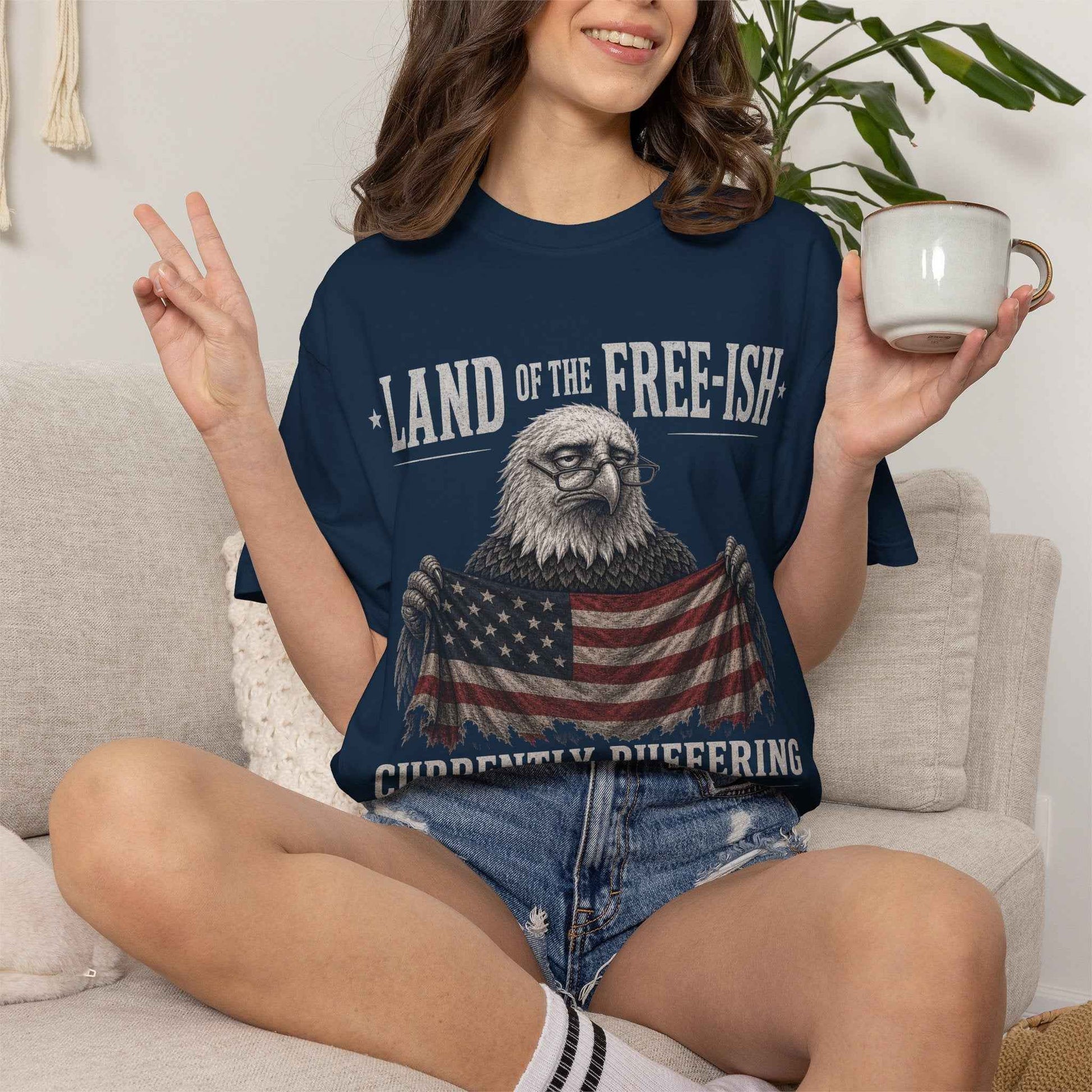 Free-ish" Eagle Graphic T-Shirt