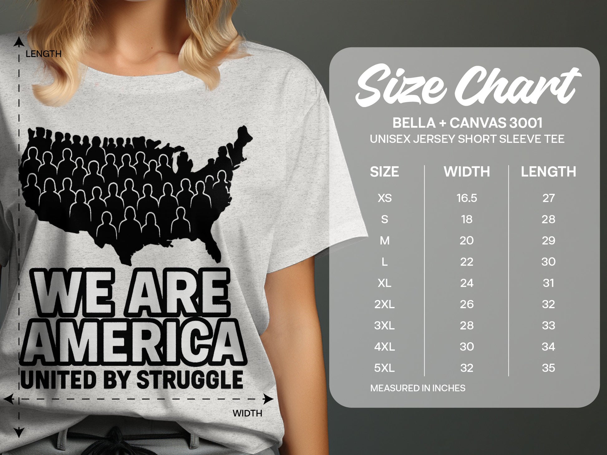 We Are America United By Struggle short sleeve product