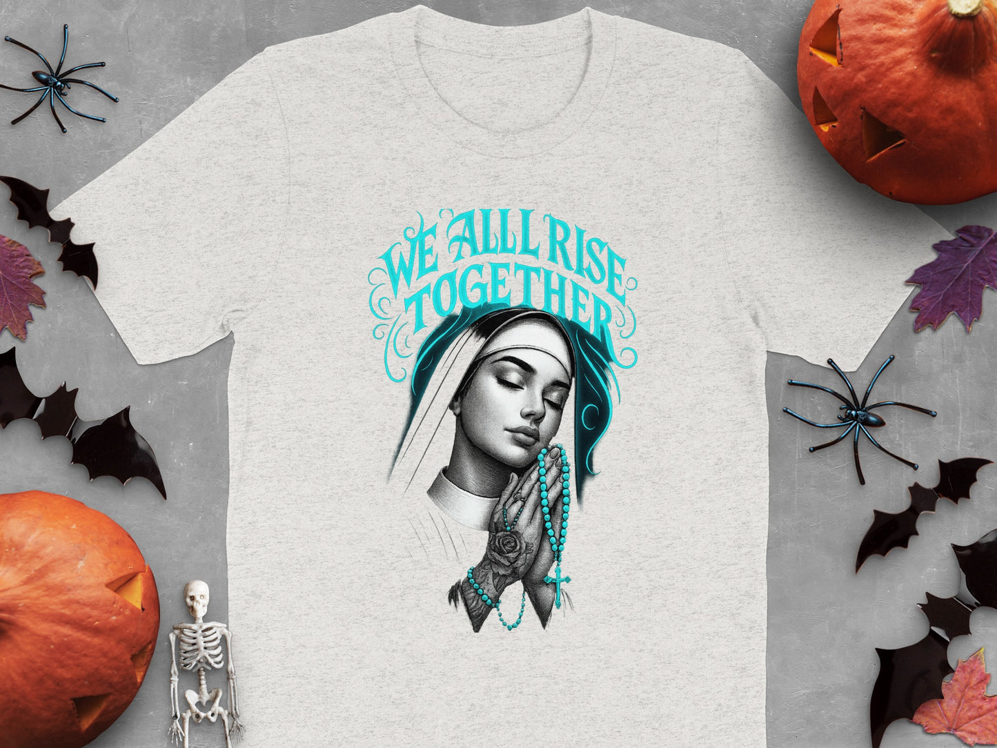 We All Rise Together Graphic Halloween T-Shirt product