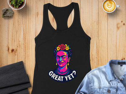 Vibrant Frida Kahlo Great Yet Graphic Tank Top product type