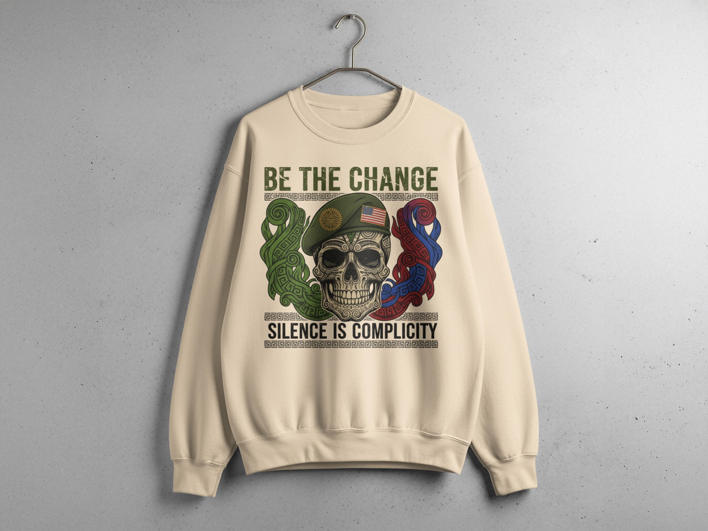 Be The Change Silence Is Complicity Sweater