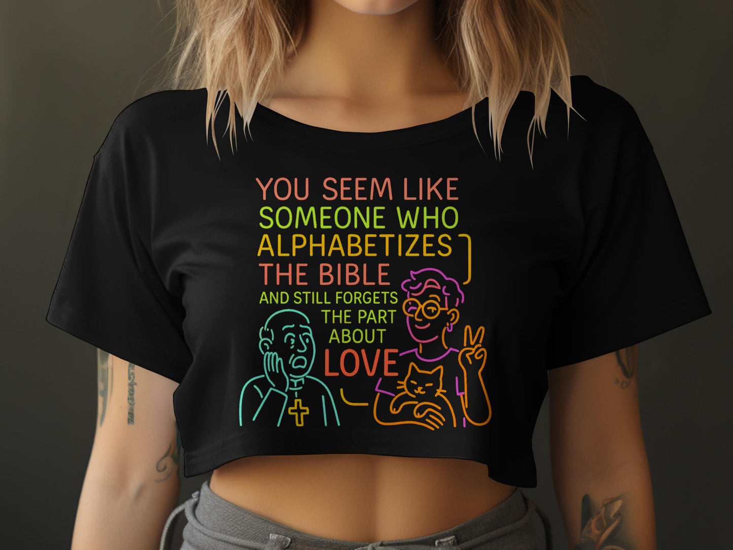 Someone Who Alphabetizes the Bible Funny Shirt product type
