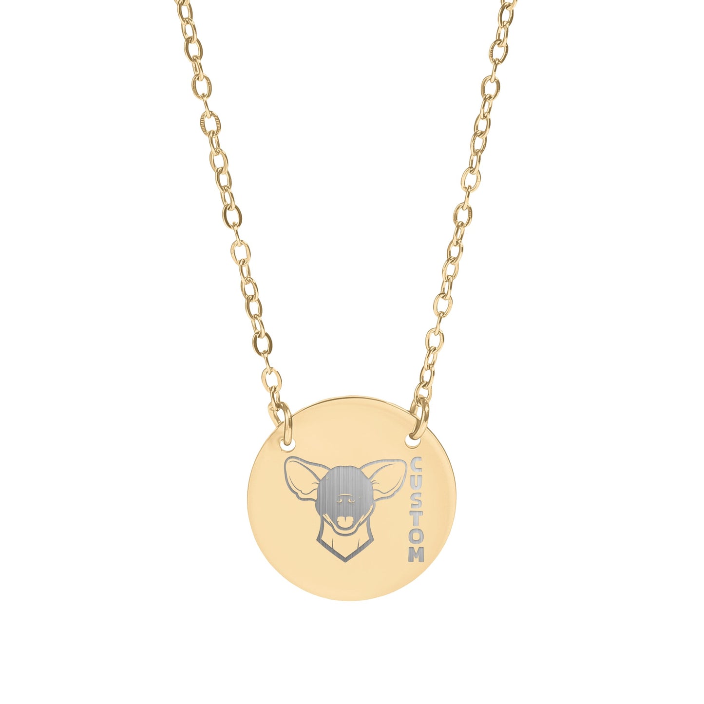 Dog Face Custom Personalized Necklace Gift Idea