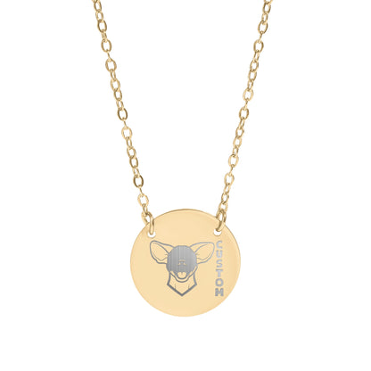 Dog Face Custom Personalized Necklace Gift Idea