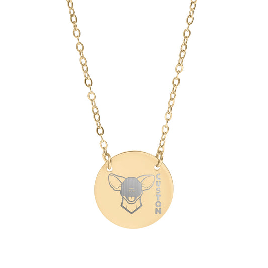 Dog Face Custom Personalized Necklace Gift Idea