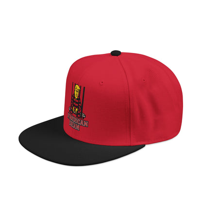 Anti Trump Hat, My American Dream Embroidered Snapback Hat - Stylish Cap for Everyday Wear, Perfect for Casual Outings, Birthdays, Streetwear Fashion, Gift for Him/Her