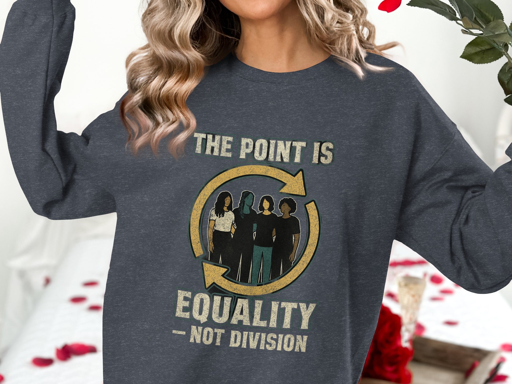 The Point Is Equality Not Division Graphic Hoodie product