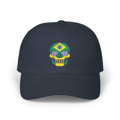 Colorful Skull Classic Dad Cap - Trendy Summer Hat for Music Festivals, Beach Days, Casual Outings, Unique Gift for Him, Adjustable Snapback