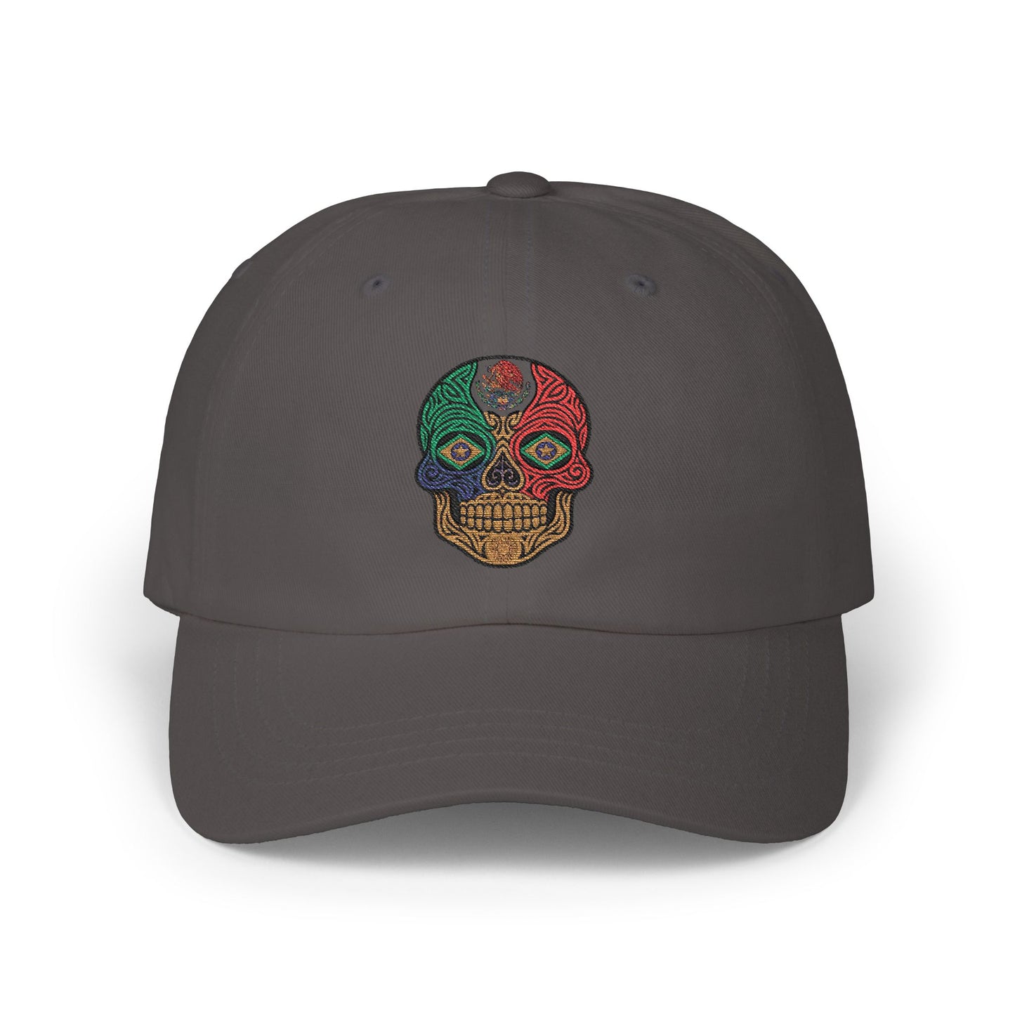 Colorful Skull Dad Cap, Casual Hat, Unique Headwear, Gift for Him, Summer Accessory, Festival Look