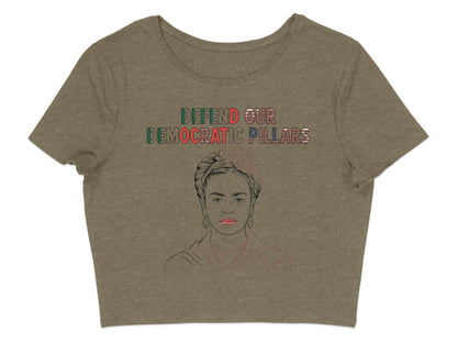 Defend Our Democratic Pillars Cropped Shirt product