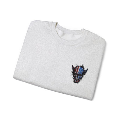 Artistic Graphic Crewneck Sweatshirt - Bold Design for Creative Souls