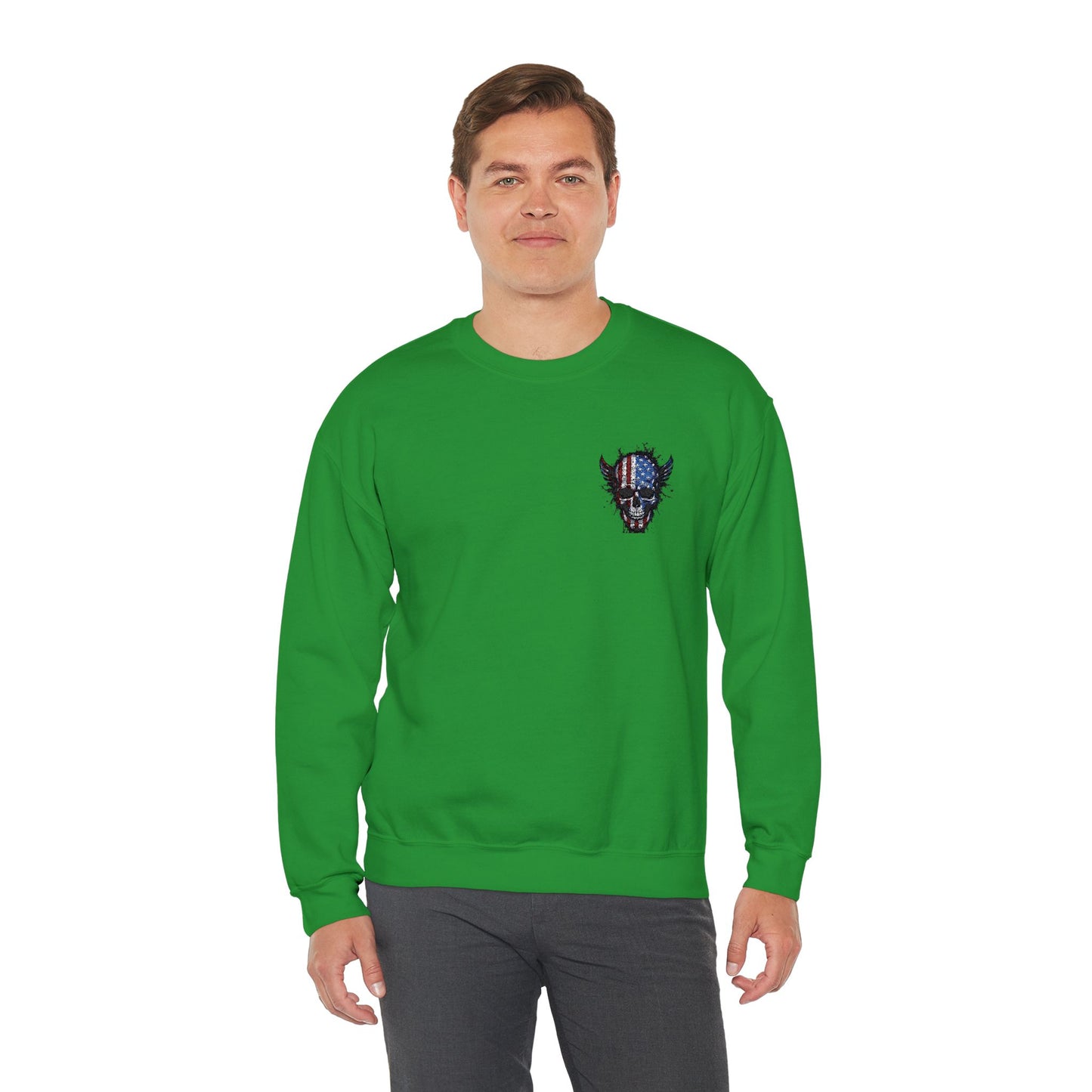 Artistic Graphic Crewneck Sweatshirt - Bold Design for Creative Souls