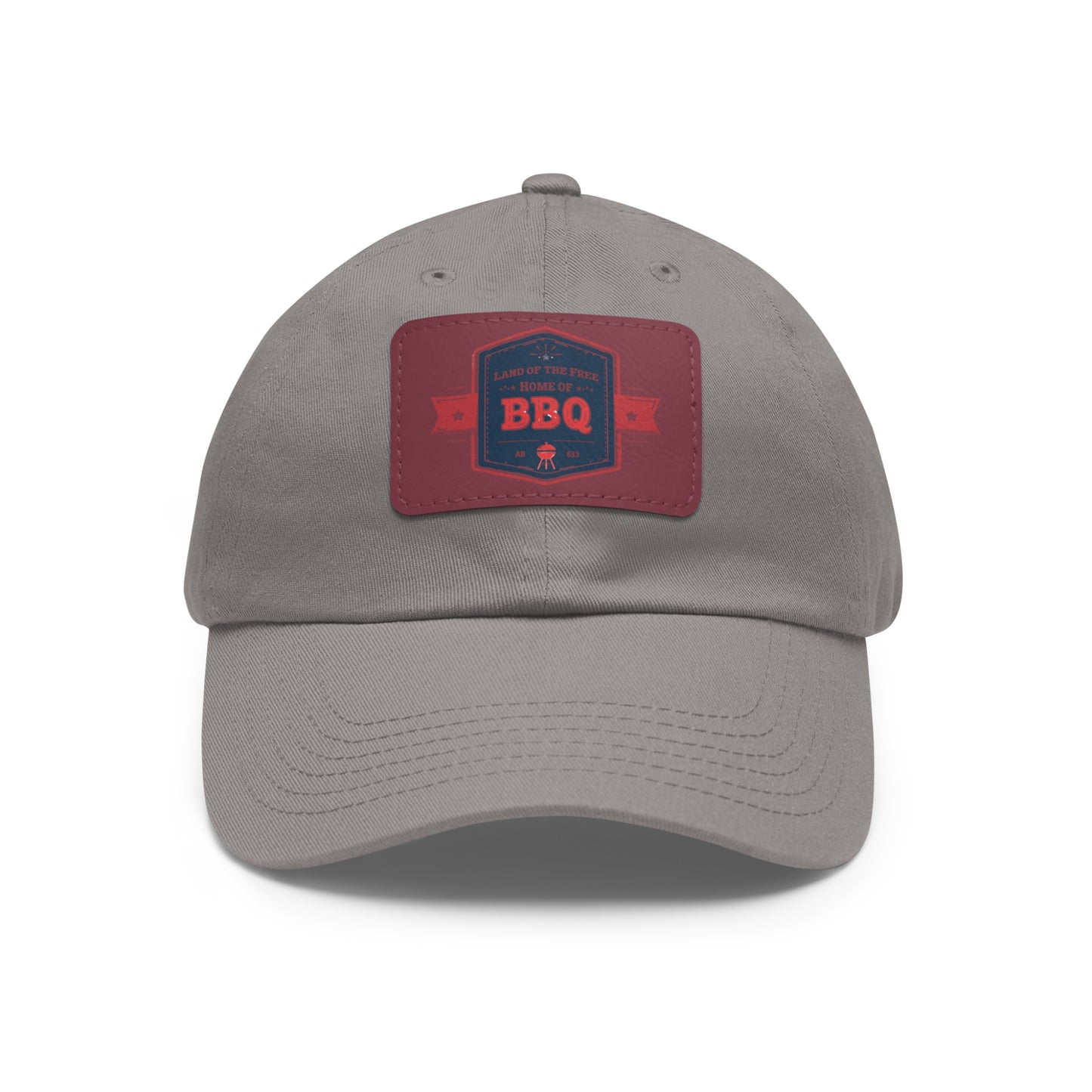 BBQ Dad Hat with Leather Patch - Perfect Gift for Grill Enthusiasts