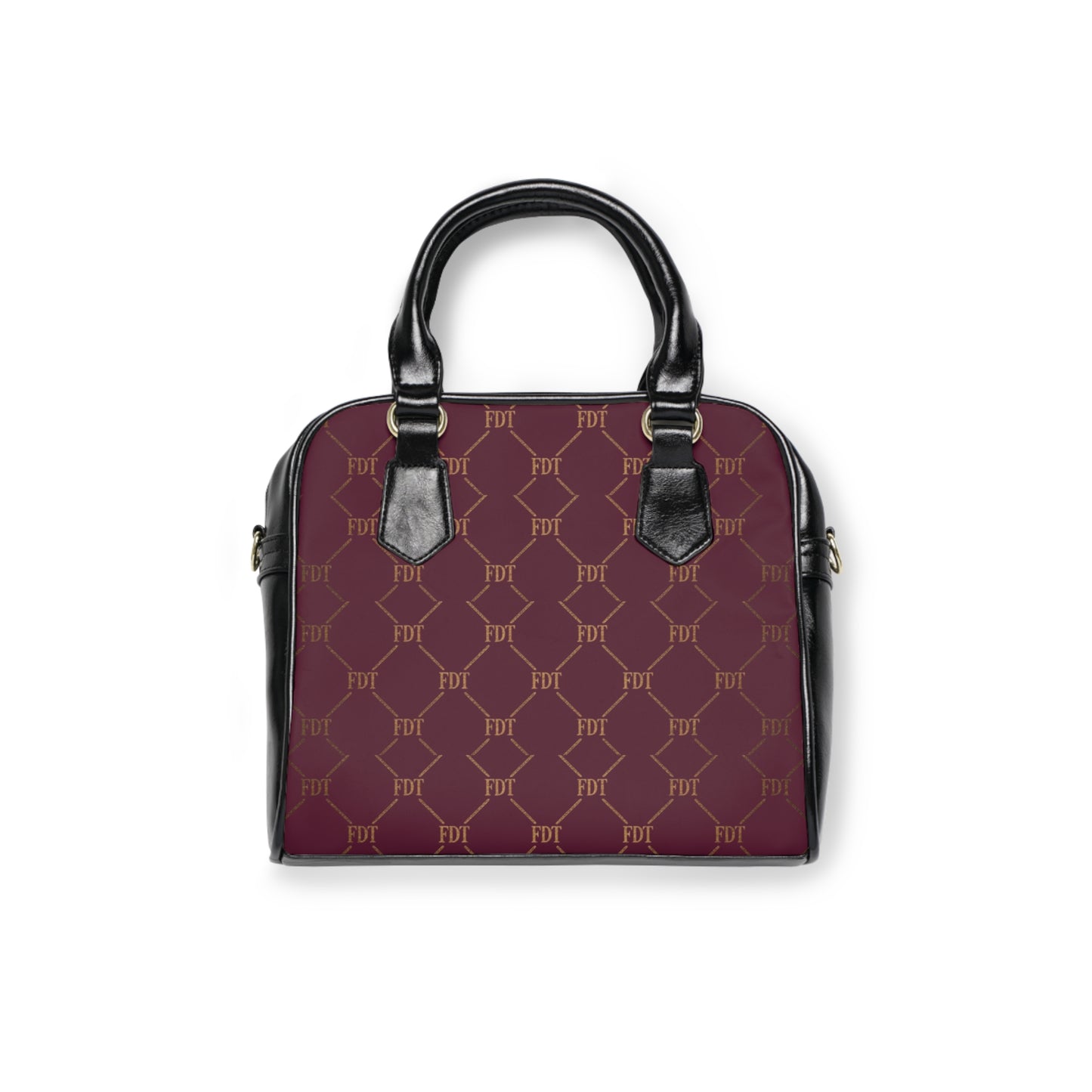 FDT Subtle Monogram Shoulder Handbag Anti Trump Designer Patterned Tote for Everyday Chic